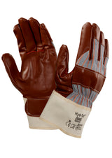 Ansell 52-547 Hyd-Tuf Nitrile-Coated Jersey Rigger Work Gloves Cut 1 Protection