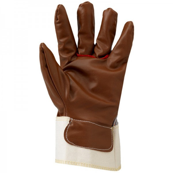 Ansell 52-547 Hyd-Tuf Nitrile-Coated Jersey Rigger Work Gloves Cut 1 Protection