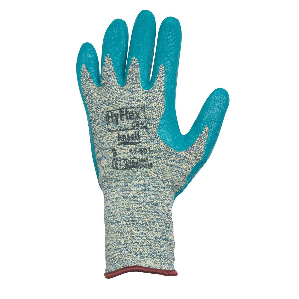 Ansell 11-501 HyFlex Cut Resistant Work Glove Kevlar Palm Coated