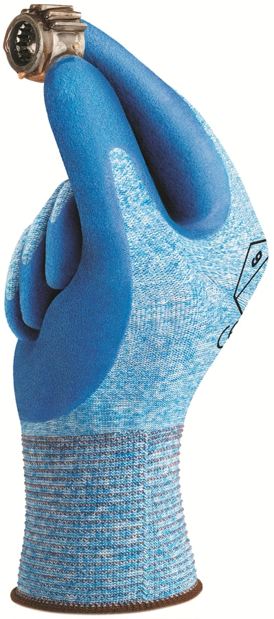 Ansell HyFlex 11-920 Palm Coated General Handling Glove Blue