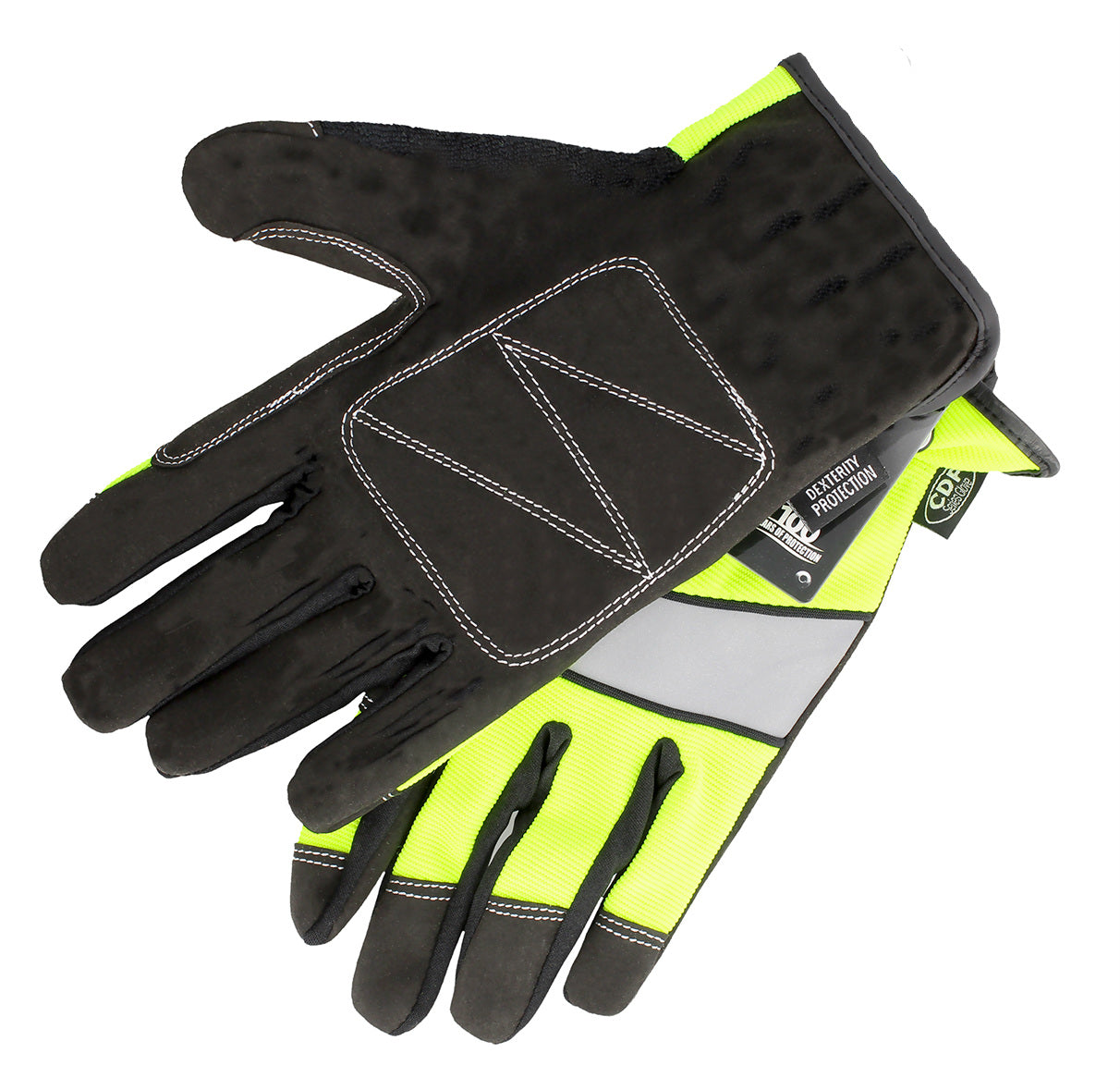 Ansell ProjeX 97-510 Spandex Hi-Vis Knuckle Protection Glove