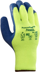 Ansell Powerflex 80-400 Insulated Latex Palm Coat Hi Vis Glove