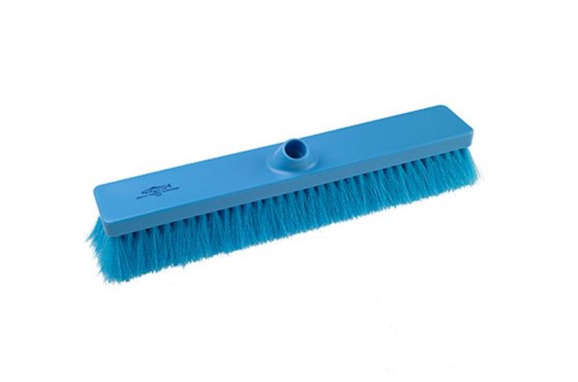 Hillbrush B896B Professional Soft 457mm Sweeping Broom Head Blue