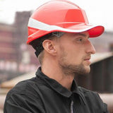 Delta Plus Diamond V Safety Helmet Baseball Cap Shaped Red