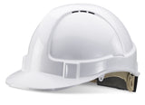 Beeswift B Brand Industrial Safety Helmet Vented White BBVSHW