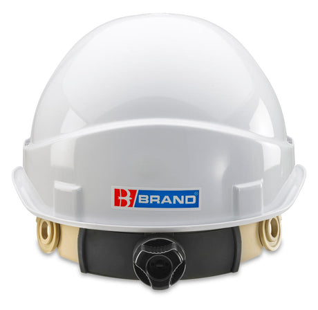 Beeswift B Brand Industrial Safety Helmet Vented White BBVSHW