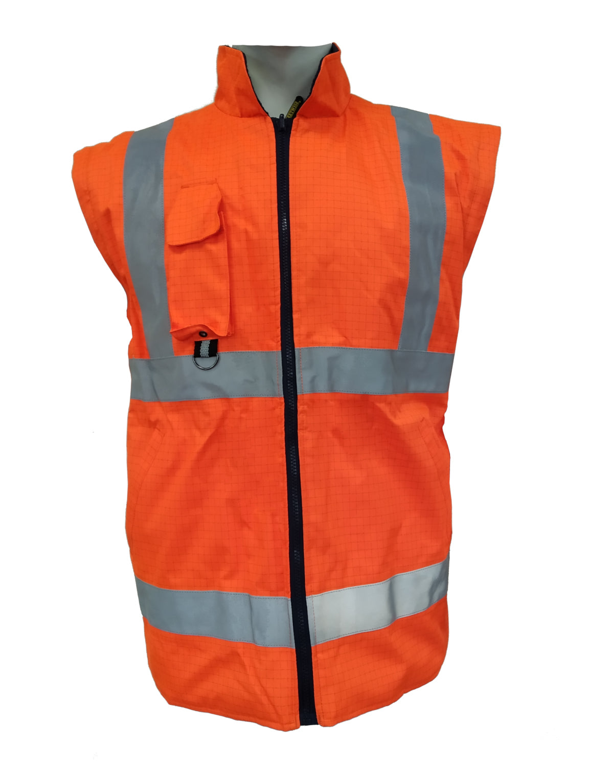 Faithful Ripon 7 in 1 Waterproof Jacket &  Bodywarmer High Visibility Orange Size 4XL