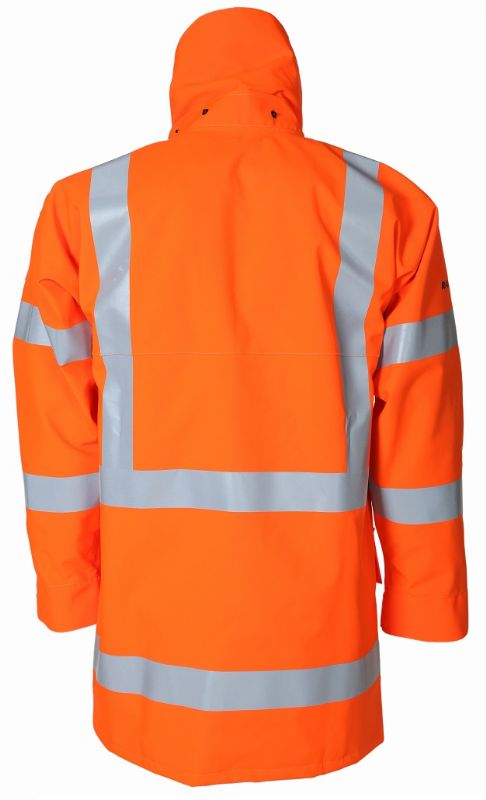 Bell Apparel BR4 GORE TEX Railsafe Jacket Waterproof Hi Vis Orange Si North Sea Workwear