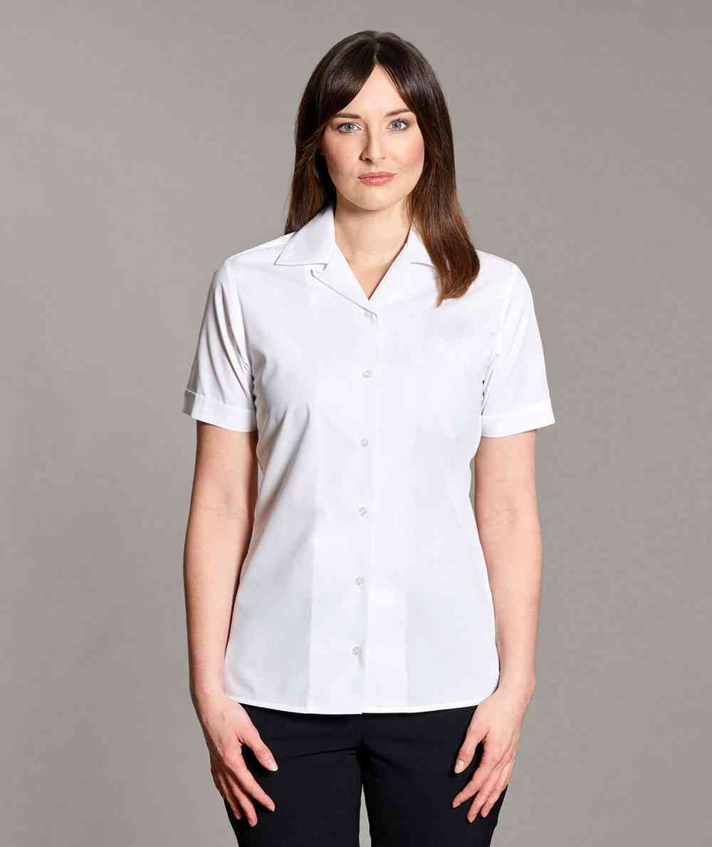 Portwest S129 Ladies Shirt Short Sleeve White