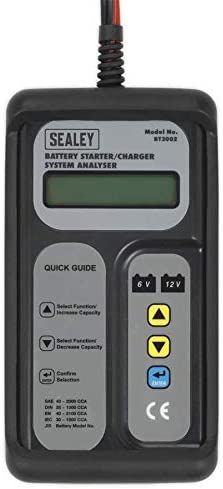 Sealey BT2002 Digital Battery & Alternator Tester 6-12V Battery 6, 12, 24V Alternator