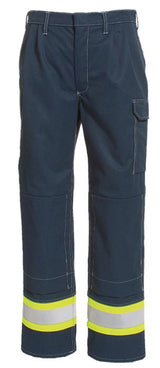 Tranemo 5726 88 Flame Retardant Arc Flash Trousers Navy/Yellow - Class 1