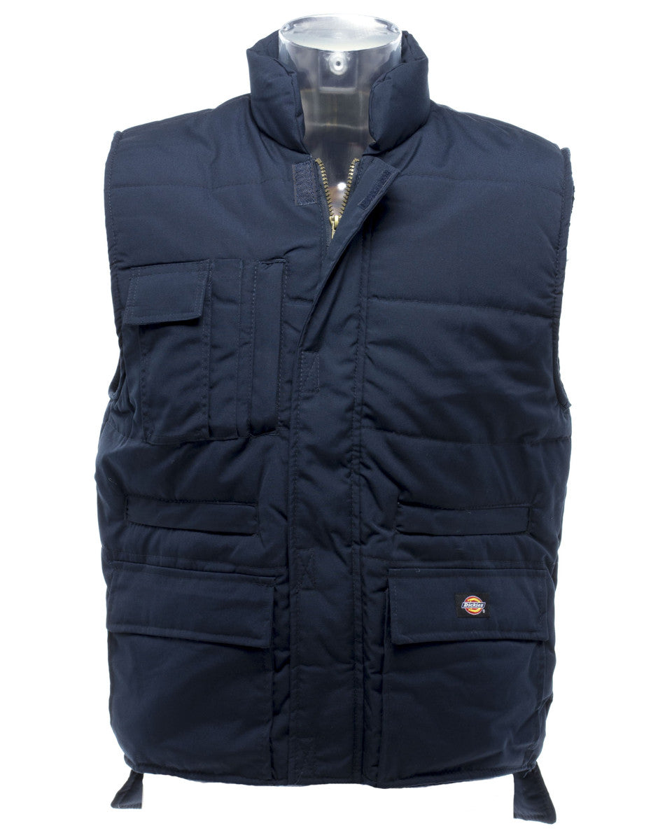 Dickies BW11025 Professional Combat Men Lined Bodywarmer Navy Size