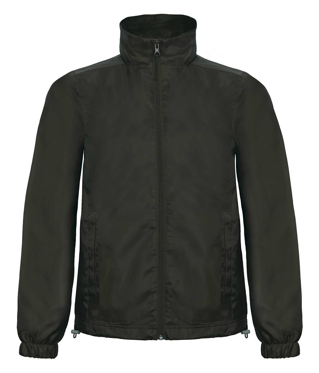 B C ID.601 Windbreacker Lined Black Ladies Jacket Size XS