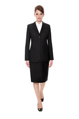 ClubClass Endurance Collection Bankside Ladies Three Buttons Jacket Black