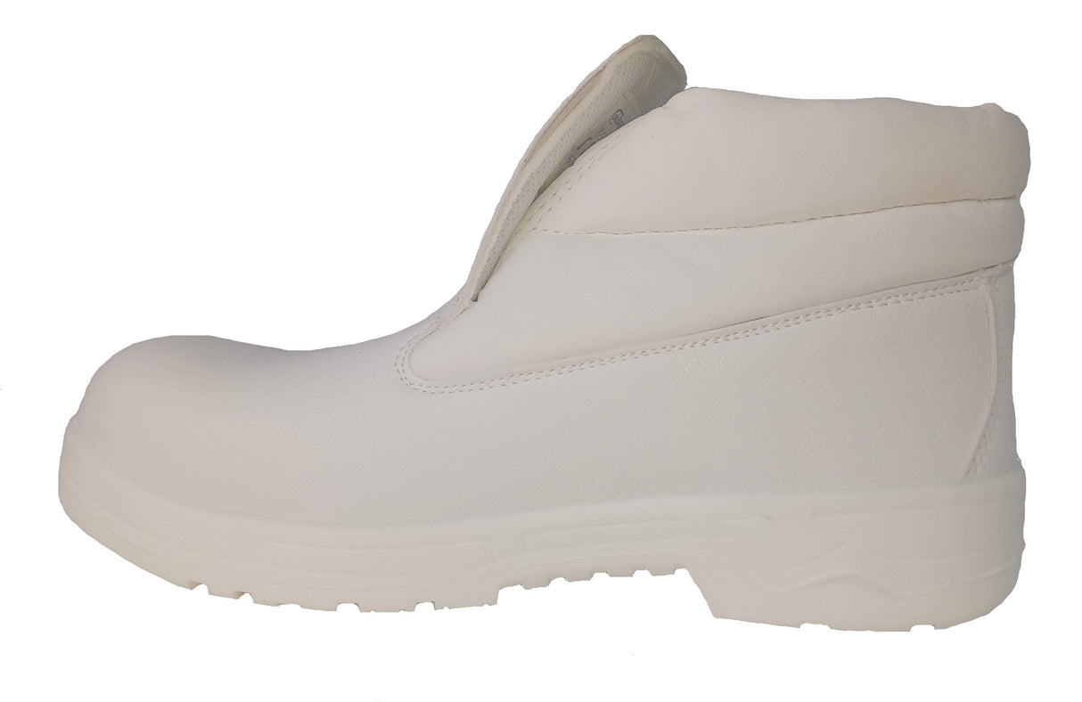 Beeswift Beaver Click Slip-On Antistatic White Safety Chukka Boot