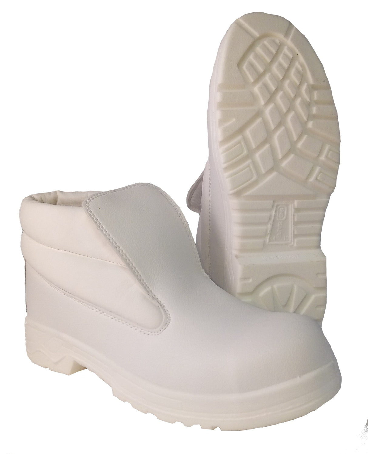 Beeswift Beaver Click Slip-On Antistatic White Safety Chukka Boot
