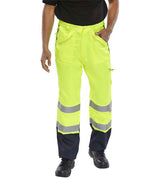 Beeswift Saturn High Visibility Two Tone Poly Cotton Trousers PCTTTENSYN