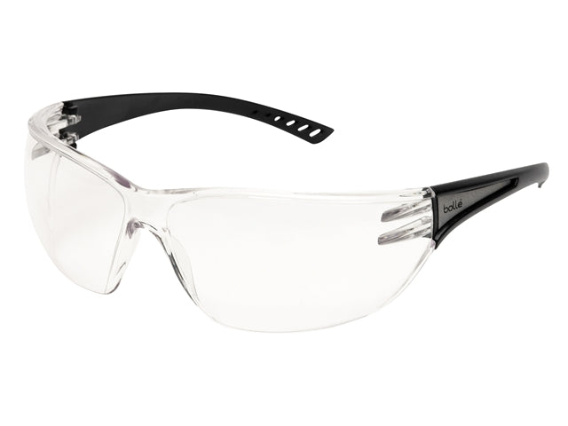 Bolle Modern & Stylish All-round Vision Slam Safety Glasses - Clear