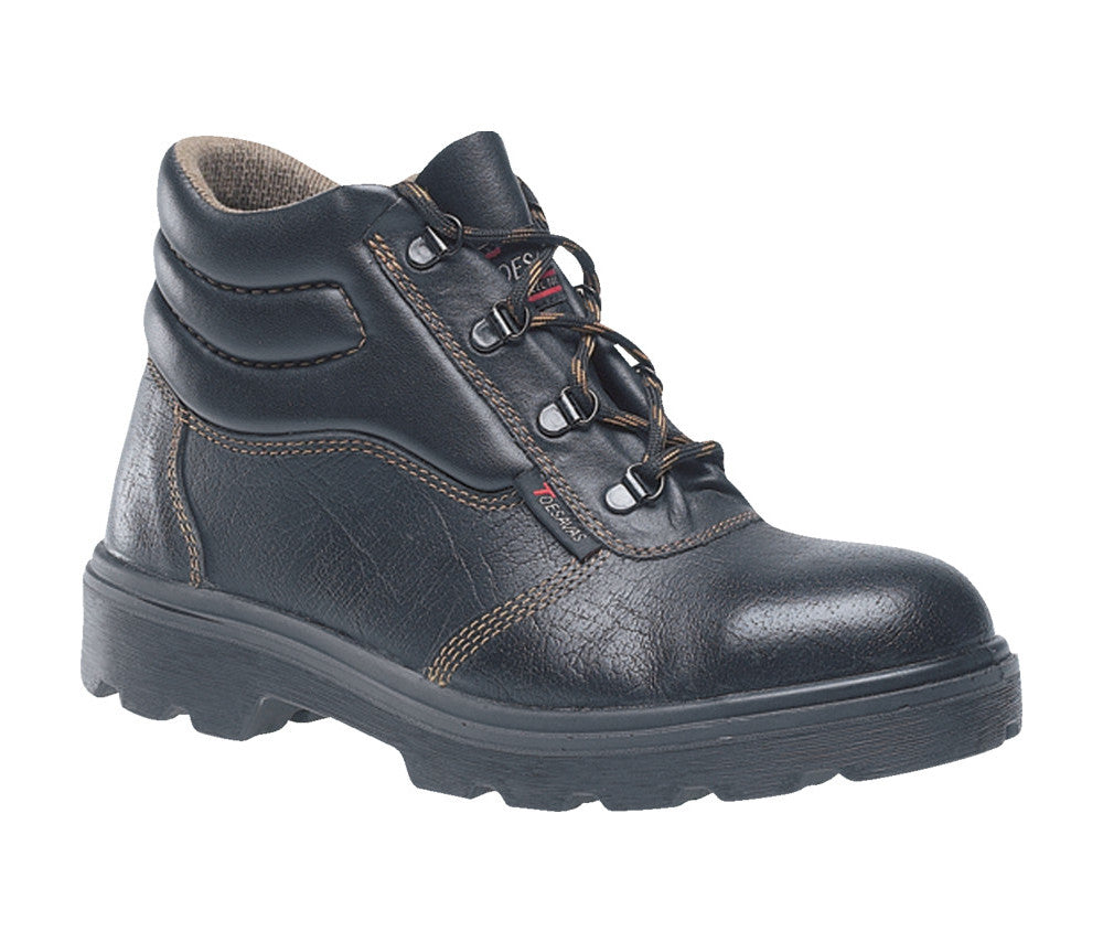 Toesavers C001SM Steel Toe Cap S1 SRC Safety Boots Black, Size - UK 7