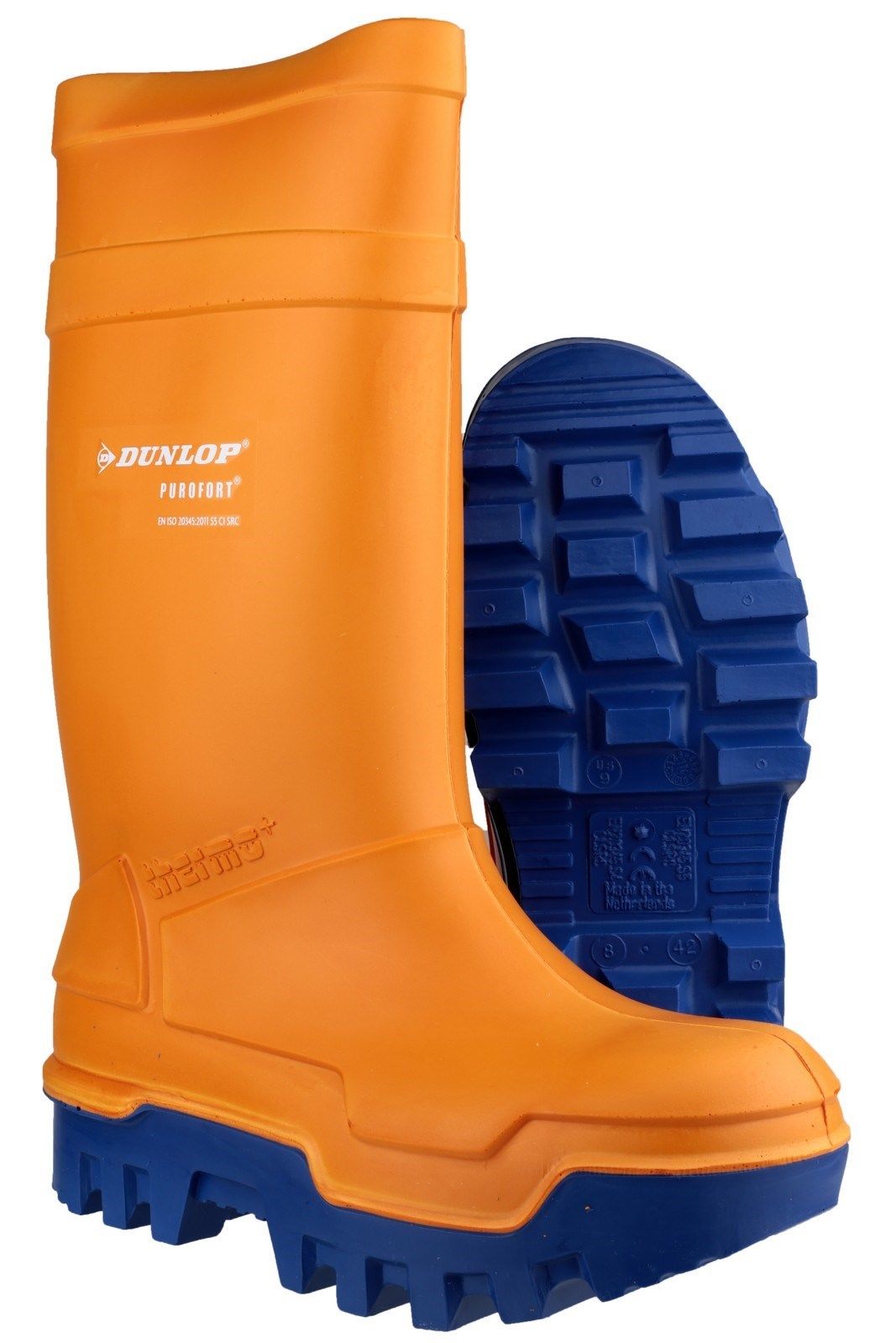Dunlop C661343 Purofort Thermo+ Safety Wellington -40C Cold Insulated Steel Toe Cap Antistatic S4 Size UK8