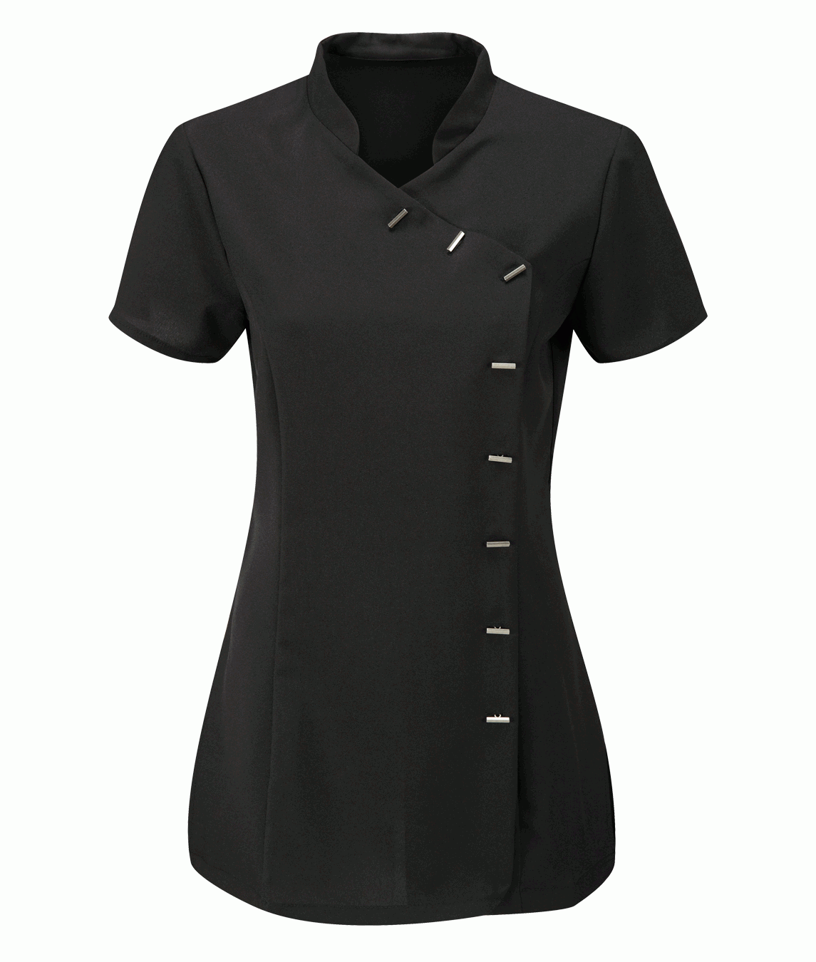 Orbit International CBLT1 Ladies Beauty Tunic Short Sleeve Size 14 Black