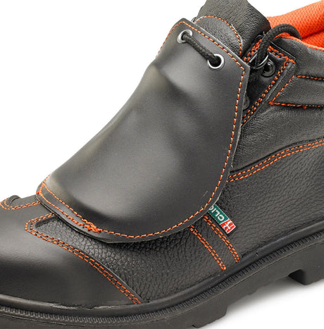 B-Click Metatarsal Safety Boots Slip Resistant, Steel Midsole S3 Black CF5BL