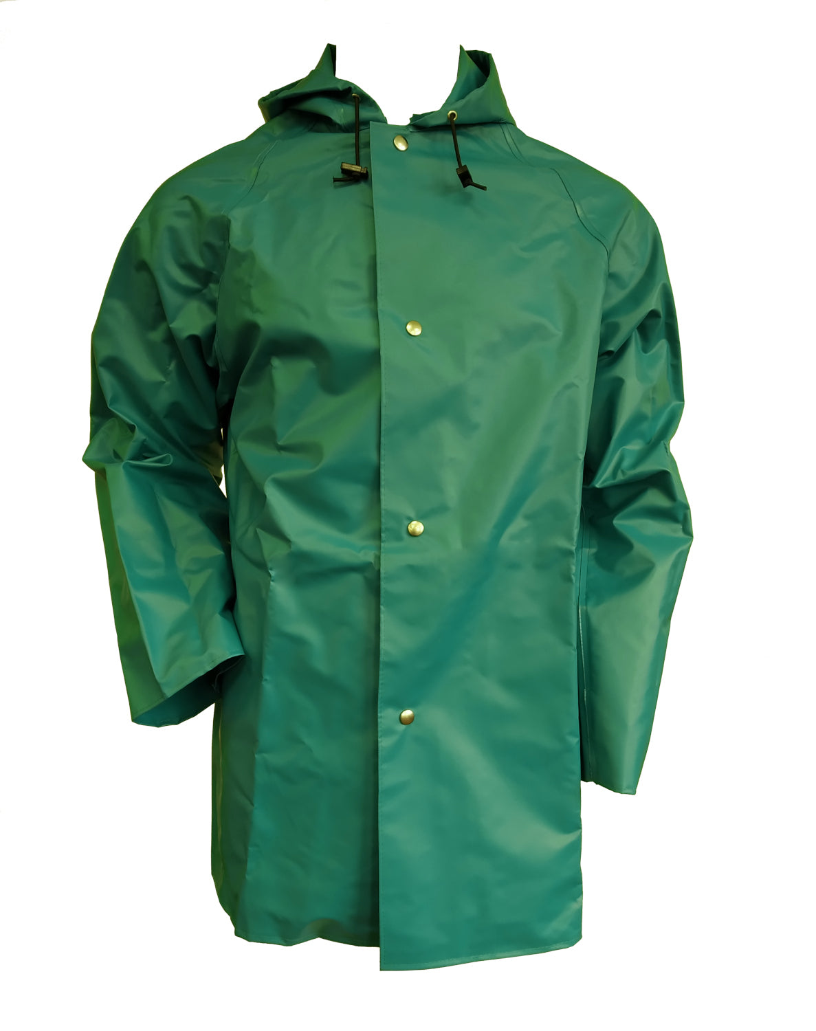 Alpha Solvay Chemmaster CMJH-EW Chemical Resistant Hooded Jacket Green PVC