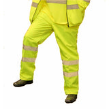 Pro-Tough CPHVTPCY High Visibility Polycotton Trousers Yellow
