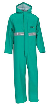 Alpha Solway Slickersuit Chemical Resistant Green Coverall