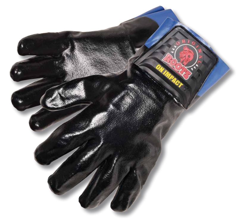 Roots RO8005 Work Gloves  Impact Protection Cut Resistant Nitrile Coating Size L