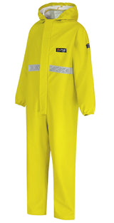 Alpha Solway CPBH-EW-R Chemsol Plus Chemical Coverall Hi Vis Flame Retardant Yellow Size M