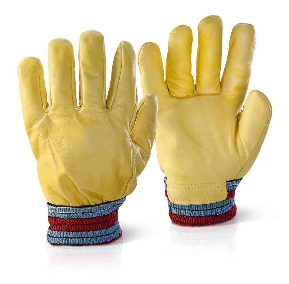 Beeswift Fgimp Freezer Glove Yellow Fleece Lined Knit Wrist