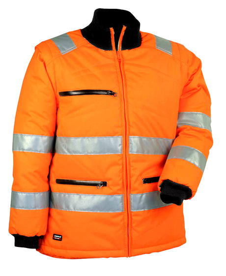Cofra Protection Men Hi Vis Jacket Waterproof 4 in 1 Parka Orange V024-0-01