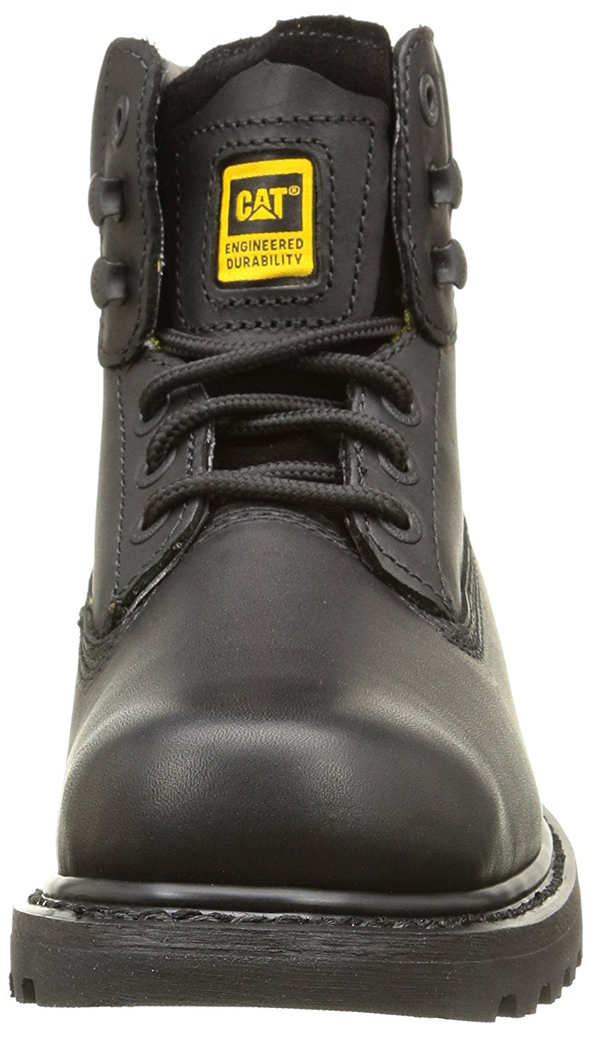 Caterpillar CAT Holton OB Men's Non-Safety Lace up Leather Work Boots Black