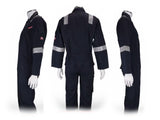 Dickies FR5402 Firechief Hi Vis Flame Retardant Coverall Navy Offshore Boiler Suit