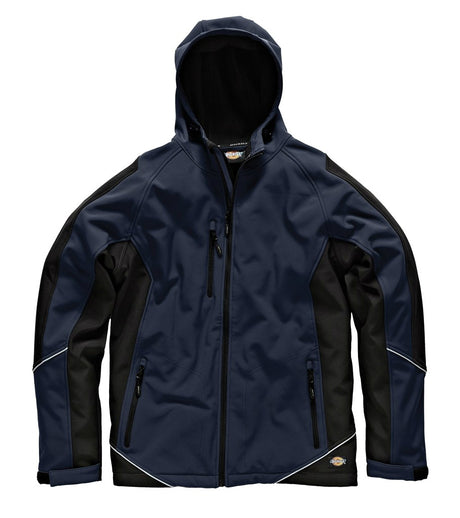 Dickies Two Tone Softshell Jacket JW7010 Water Resistant Rain Softshell Jacket