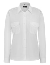 Disley LP136 Ladies Pilot Shirt Long Sleeve White