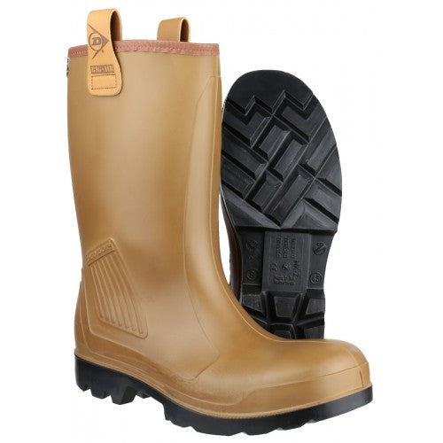 Dunlop Rig-Air Safety Rigger Wellington Boots Size UK 6