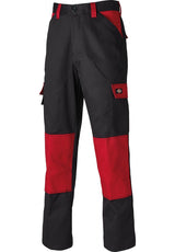 Dickies ED24/7 Everyday Men Work Trousers Black/Red