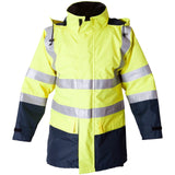 Eagle Technical ETF1901AE Flame Retardant Waterproof FR Hi Vis Yellow Parka Jacket