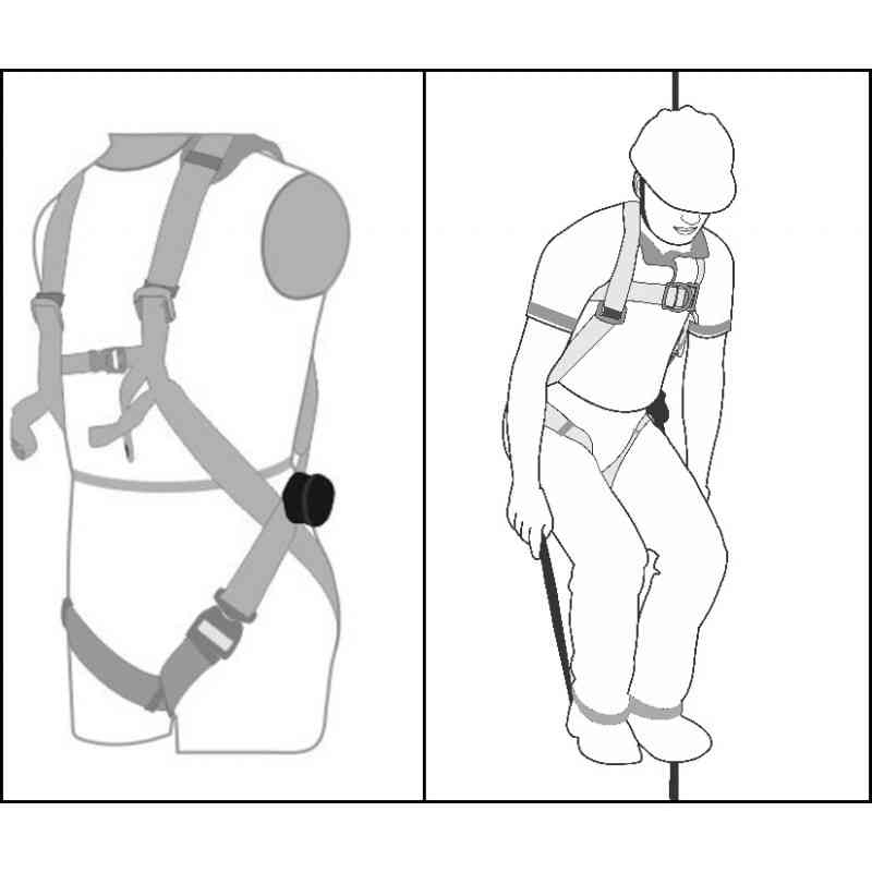 Kratos Fa1090100 Trauma Relief Suspension Safety Strap