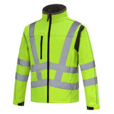 Future Garments FJ075 Aqua Premium Hi Vis Soft Shell Jacket Size M