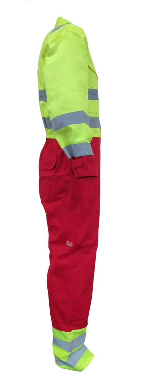 Portwest FR90 Bizflame Services Coverall Flame Retardant High Visibility Offshore Boilersuit XL