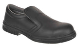 Portwest FW81  Unisex Safety Shoes Whashable Microfibre Upper Black
