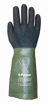 Polyco GIOG5 Grip It Oil Safety Gauntlets Cut 5 Resistant PVC Coated