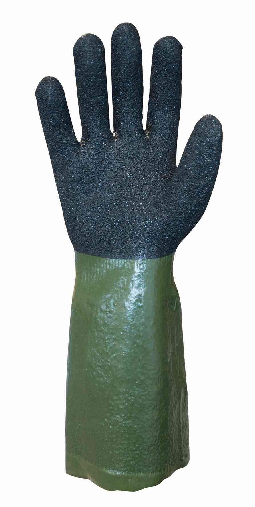 Polyco GIOG5 Grip It Oil Safety Gauntlets Cut 5 Resistant PVC Coated