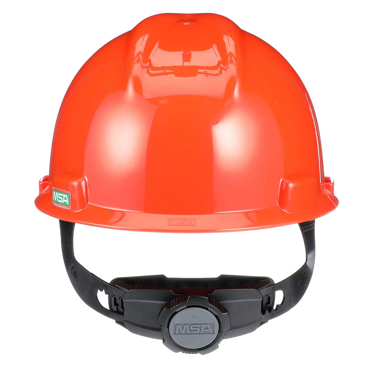 MSA V-Gard Safety Helmet Fas-Track III Suspension Orange