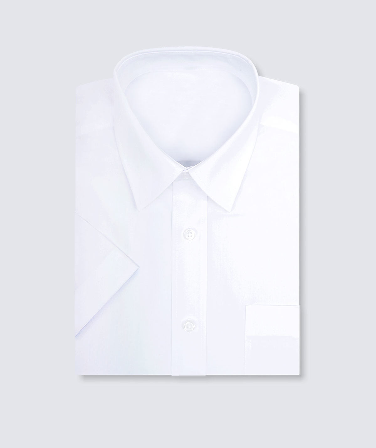 Williams H140 Left Breast Pocket Short Sleeve Classic Shirt White