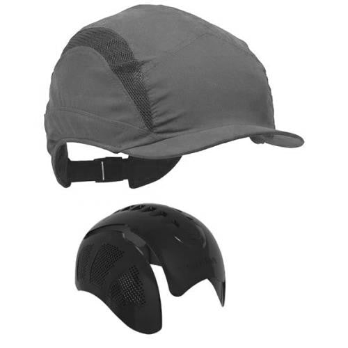 Scott Safety First Base 3 HC24 Classic Micro Peak Baseball Cap Bumpcap Grey