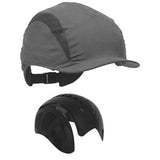 Scott Safety First Base 3 HC24 Classic Micro Peak Baseball Cap Bumpcap Grey